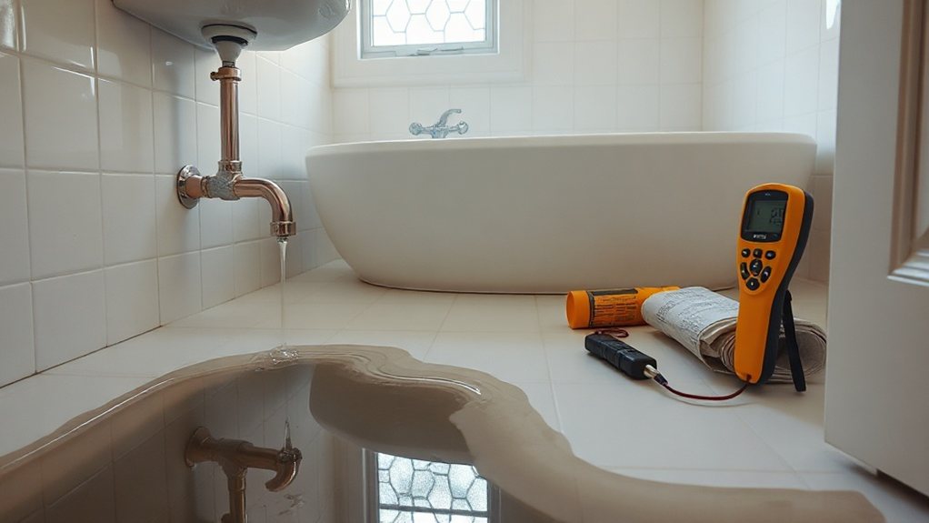 Insurer-ready escape of water trace and access report in Kensington